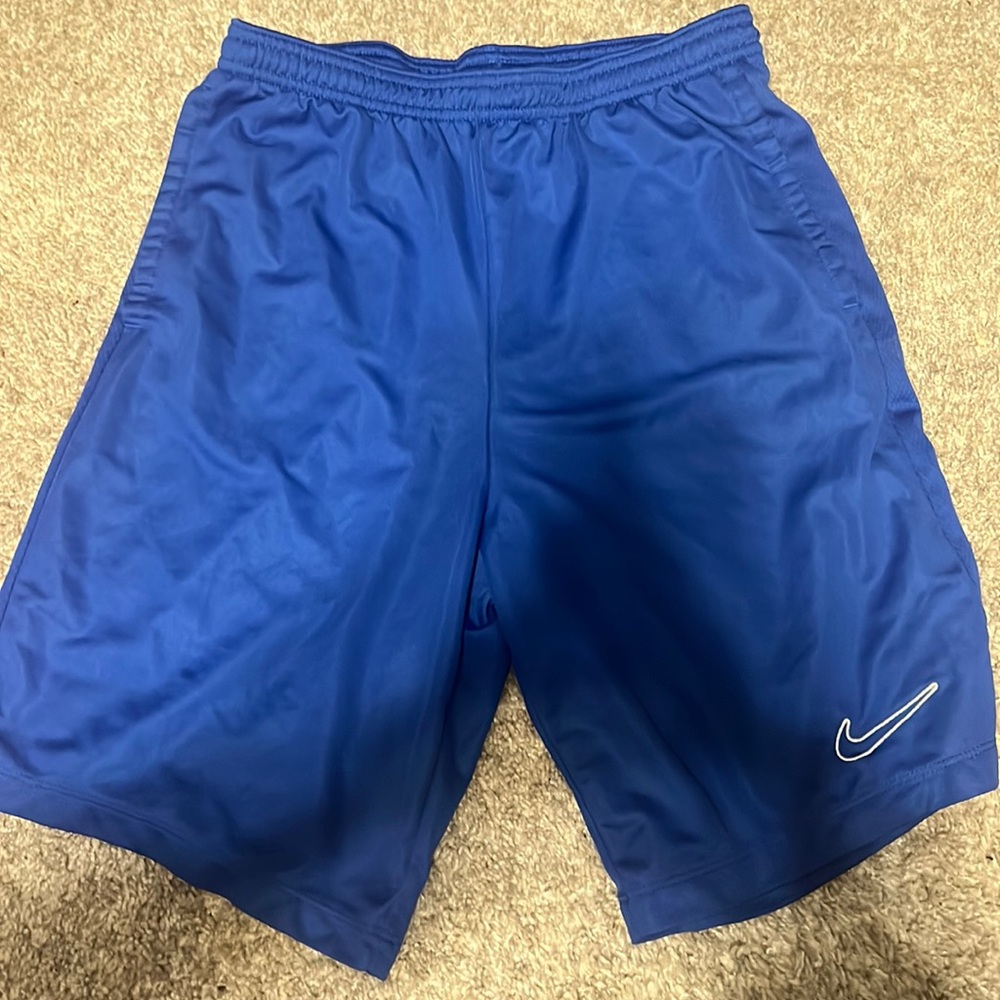 Nike Boys' Dri-FIT Multi Woven Blue Shorts Standard Fit - XL